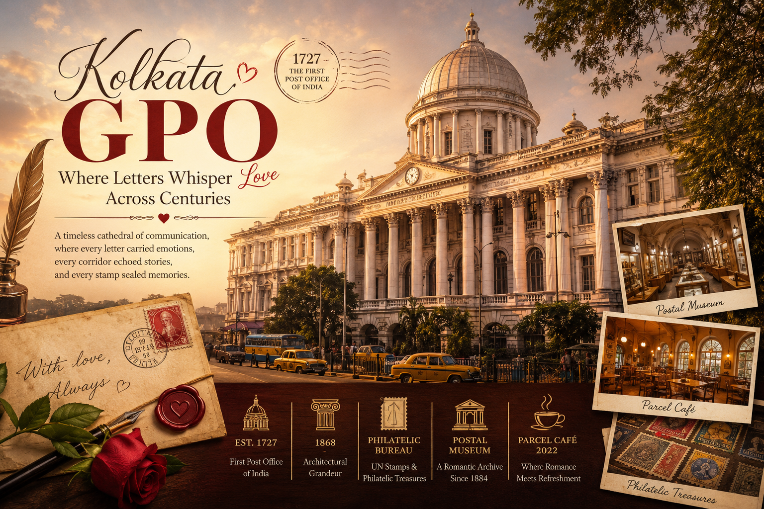 Kolkata GPO: Where Letters Whisper Love Across Centuries
